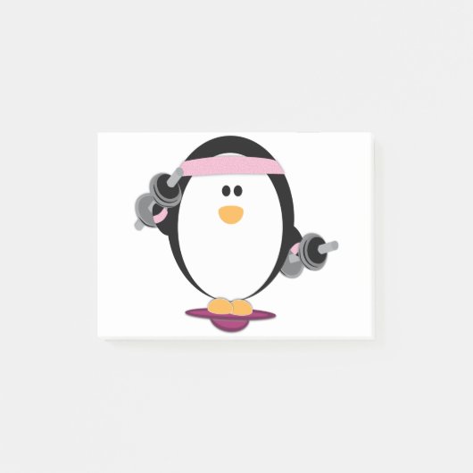 Post-it® Post-its d'ascenseur de pingouins (Devant)