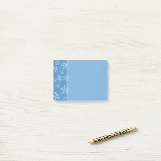 Post-it® Post-its de flocon de neige (Sur un bureau)