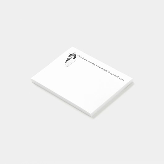 Post-it® Post-its de Kitty de hippie (Incliné)