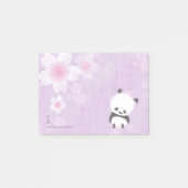 Post-it® Post-its de panda de zen (Sakura) (Devant)