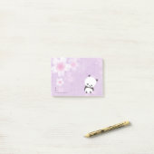 Post-it® Post-its de panda de zen (Sakura) (Sur un bureau)