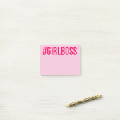 Post-it® Post-its de patron de fille (Sur un bureau)