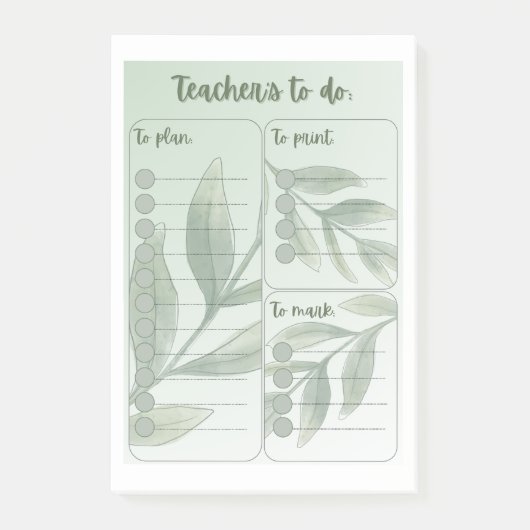 Post-it® Post-its quotidiens pour enseignants (Devant)