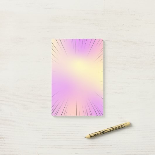 Post-it® Post noté 4"x6" (Sur un bureau)