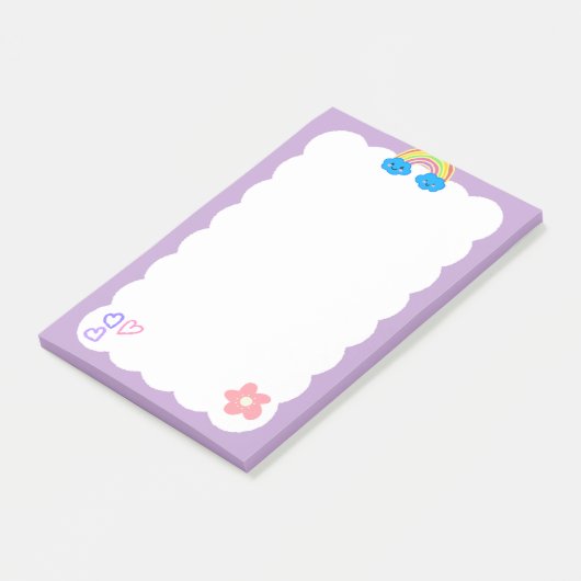 Post-it® Post-notes violettes  (Incliné)