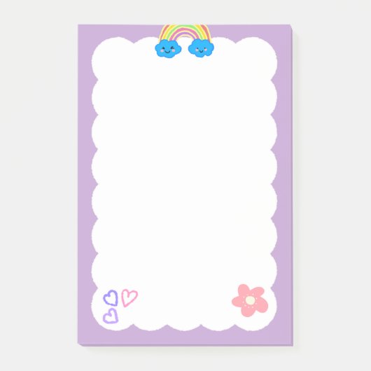 Post-it® Post-notes violettes  (Devant)