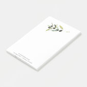 Post-it® Post personnalisé Notes Aquarelle Olive (Incliné)