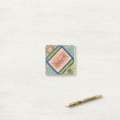 Post-it® Postal Magyar avec cavalerie et cheval (Sur un bureau)