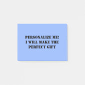 Post-it® Poste personnalisé Son pour wfh, bureau, école, ca (Devant)