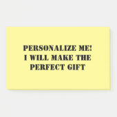 Post-it® Poste personnalisé Son pour wfh, bureau, école, ca (Devant)