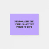 Post-it® Poste personnalisé Son pour wfh, bureau, école, ca (Devant)