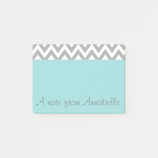 Post-it® Poster Aqua personnalisé Il Notes Bloc-notes Cadea (Devant)