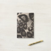 POST-IT® POSTER DE ANIMAL NOIR (Sur un bureau)