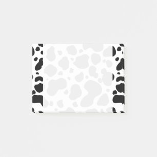 Post-it® Poster de animal noir et blanc de motif de taches