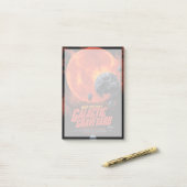 Post-it® Poster de cimetière galactique, Macs 2129-1. (Sur un bureau)