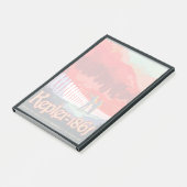 Post-it® Poster De L'Espace Rétro De Kepler-186f. (Incliné)