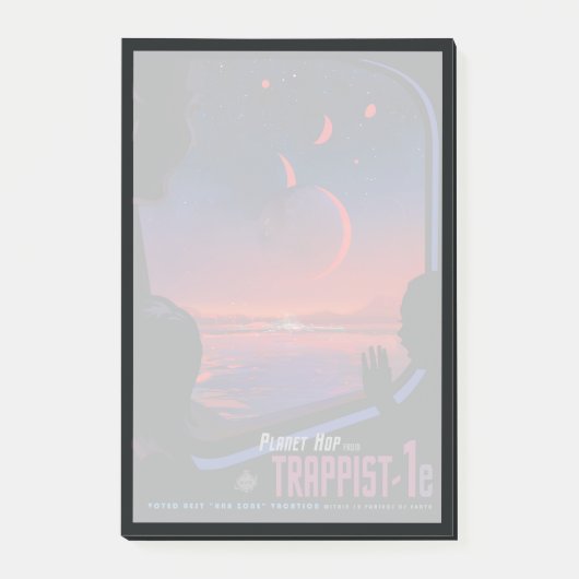 Post-it® Poster de l'espace rétro - Les spectateurs observe (Devant)