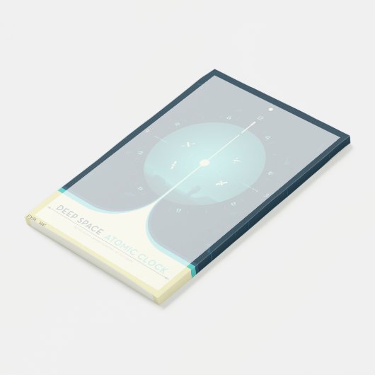 Post-it® Poster de l'horloge atomique Deep Space, version b (Incliné)