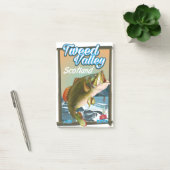 Post-it® Poster de pêche Tweed Valley Scotland (Bureau)