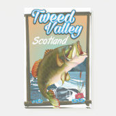 Post-it® Poster de pêche Tweed Valley Scotland (Devant)