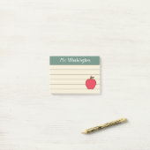 Post-it® Poster de tableau de bord de l'enseignant Lined No (Sur un bureau)