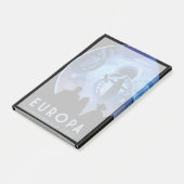 Post-it® Poster de voyage Retro Space - Jupiter's Moon Euro (Incliné)