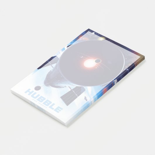 Post-it® Poster du télescope spatial Hubble. (Incliné)