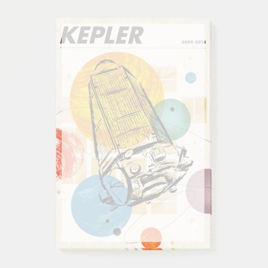 Post-it® Poster du télescope spatial Kepler. (Devant)