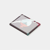 Post-it® Poster Espace Rétro Mission Cassini À Saturne (Incliné)