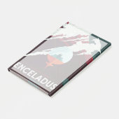 Post-it® Poster Espace Rétro Mission Cassini À Saturne (Incliné)