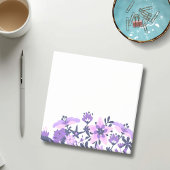 Post-it® Poster floral violet note
