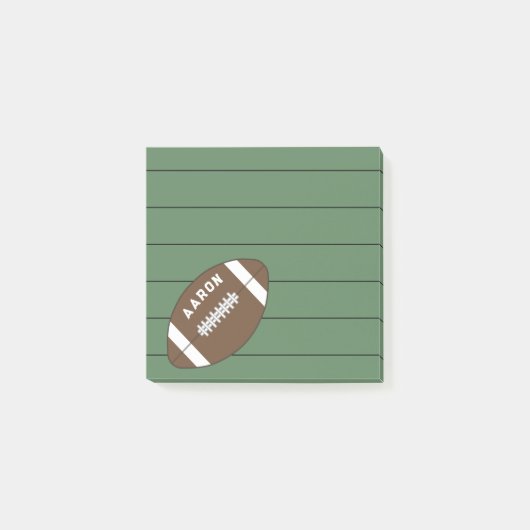Post-it® Poster Personnalisé Football Notes Cadeau (Devant)