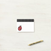 Post-it® Poster Pot Pot Ladybug Notes Cadeau (Sur un bureau)