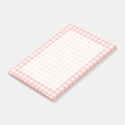 Post-it® Poster rose Houndstooth Notes (Incliné)