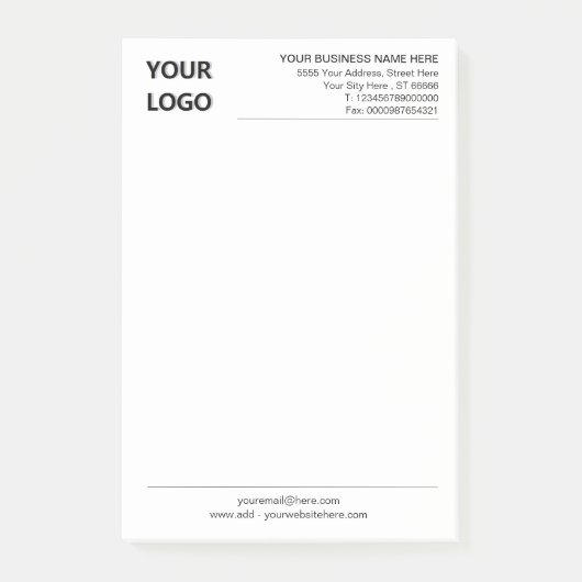 Post-it® Postulez à votre propre conception (Devant)