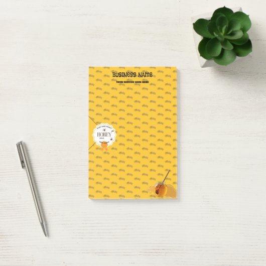 Post-it® Pot de miel Abeille à miel Nid d'abeille Apiarium (Bureau)