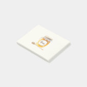 Post-it® Pot de miel doré crème Nourriture Cuisine (Incliné)
