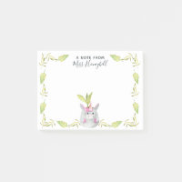 Pot de plante licorne mignon Note personnalisée de