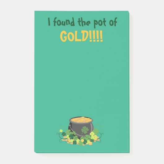 Post-it® Pot d'or St. Patrick (Devant)