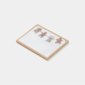 Post-it® Pots de pain d'épices (Incliné)