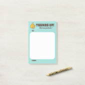 Post-it® Pouce vers le haut de la fantastique reconnaissanc (Sur un bureau)