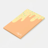 Post-it® Poudres de glaçage délicieuses au mango Votre Nom (Incliné)