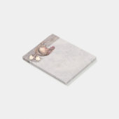 Post-it® Poule de mère et aquarelle de poussins (Incliné)