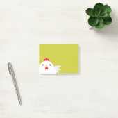 Post-it® Poulet blanc sur le vert (Bureau)