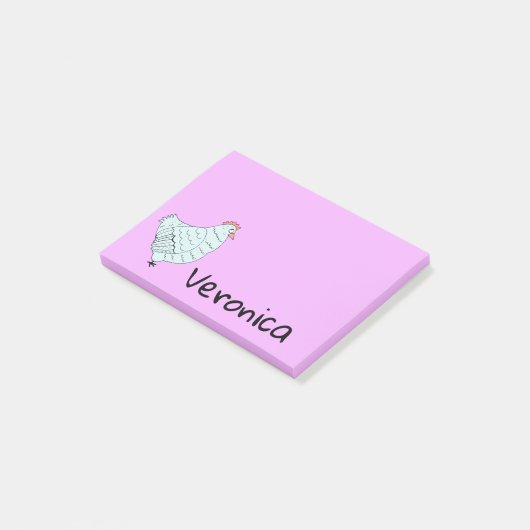 Post-it® Poulet customisé (Incliné)