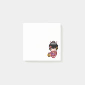 Post-it® Poupée Sakura Kokeshi - Kimono Geisha Girl (Devant)