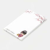Post-it® Poupée Sakura Kokeshi - Kimono Geisha Girl (Incliné)