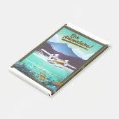 Post-it® Pour Aventure ! Affiche de voyage d'avion de mer (Incliné)