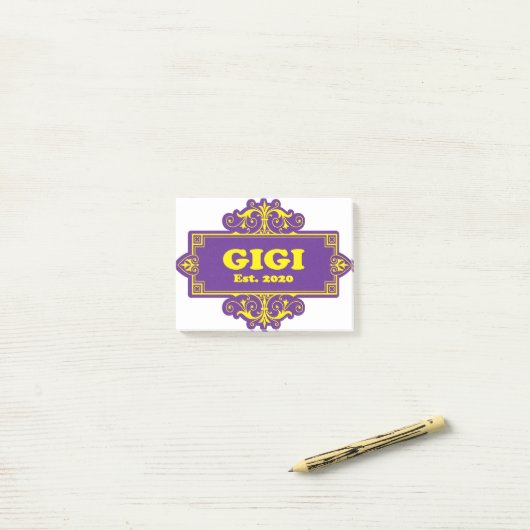 Post-it® Pour Cette Spéciale "GiGi 2020" (Sur un bureau)