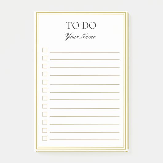 Post-it® Pour faire des notes post-it blanches personnalisé (Devant)